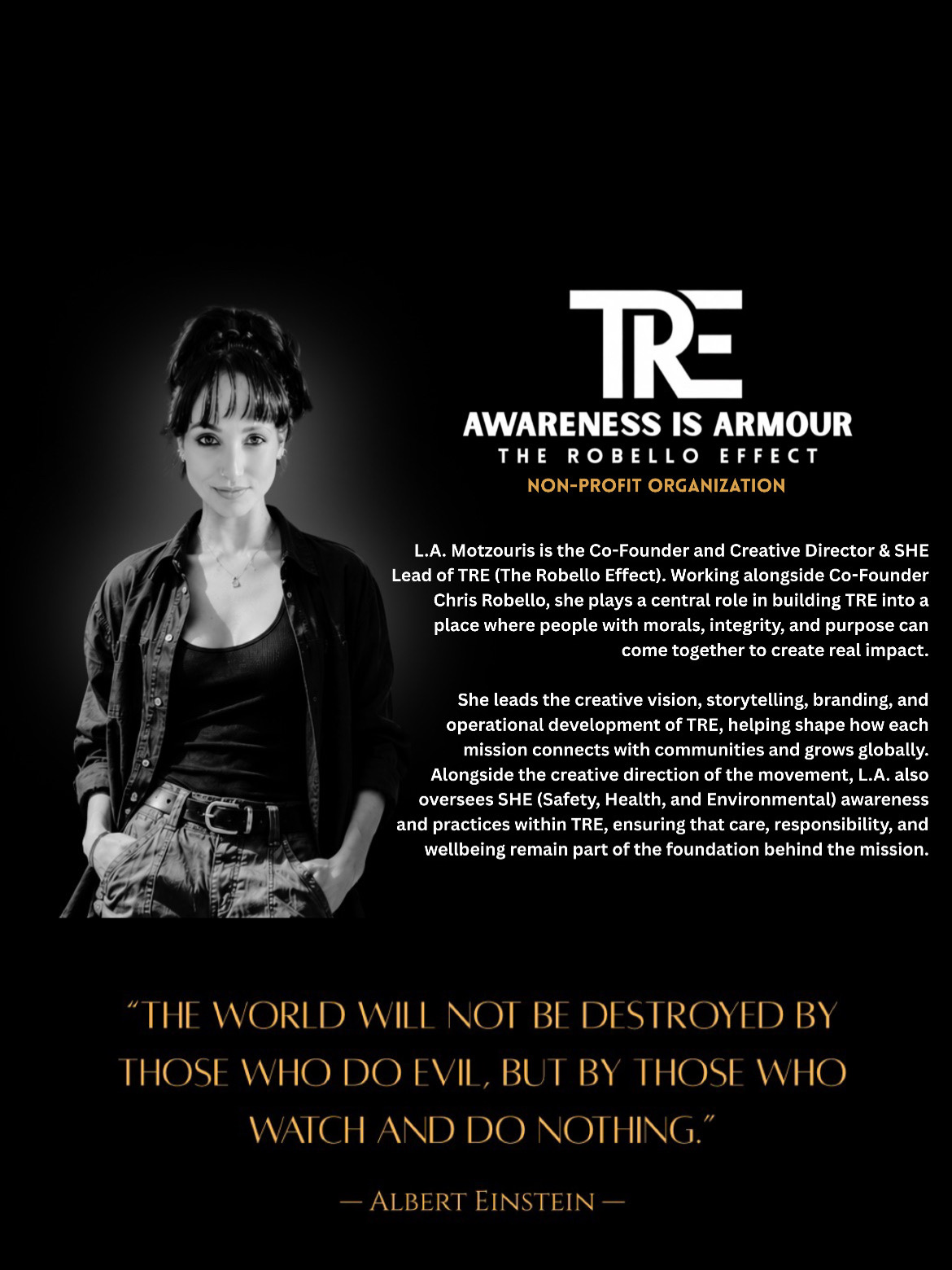 L.A. Motzouris, Co-Founder and Creative Managing Director of The Robello Effect